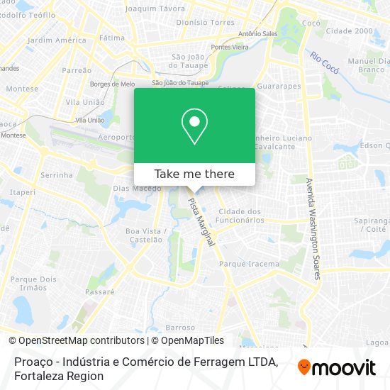 Proaço - Indústria e Comércio de Ferragem LTDA map