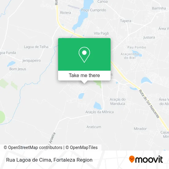 Rua Lagoa de Cima map