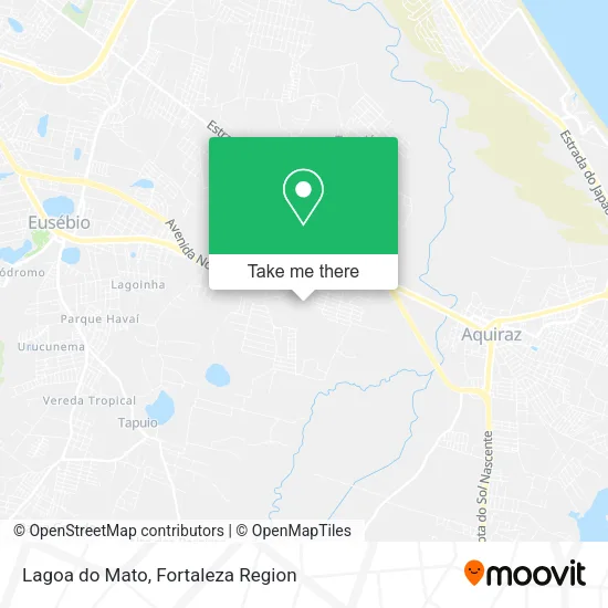 Lagoa do Mato map
