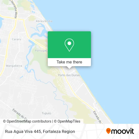 Rua Agua Viva 445 map