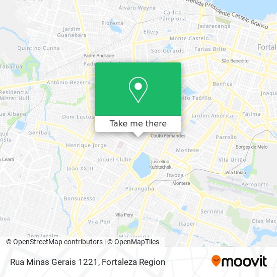 Rua Minas Gerais 1221 map