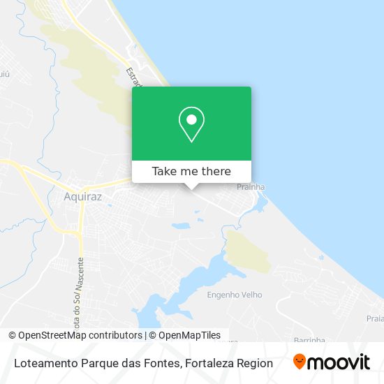 Mapa Loteamento Parque das Fontes