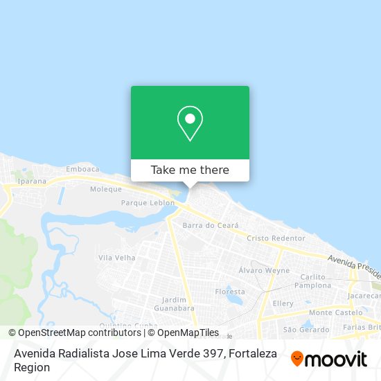 Mapa Avenida Radialista Jose Lima Verde 397