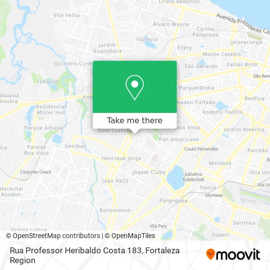 Rua Professor Heribaldo Costa 183 map