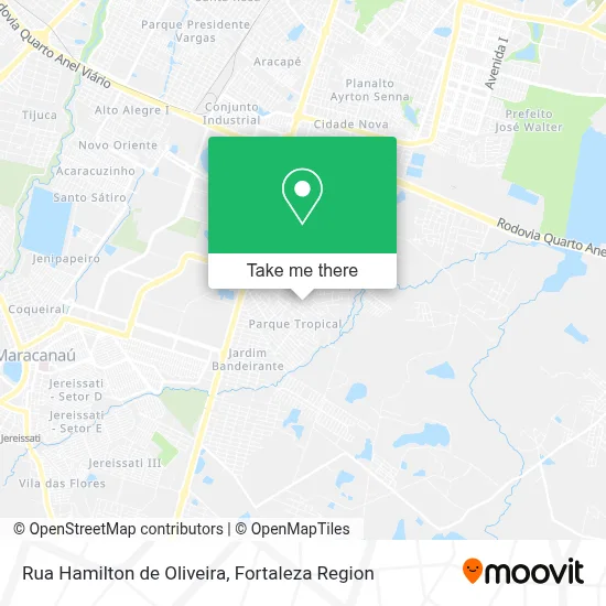 Rua Hamilton de Oliveira map