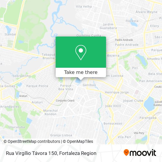 Rua Virgílio Távora 150 map