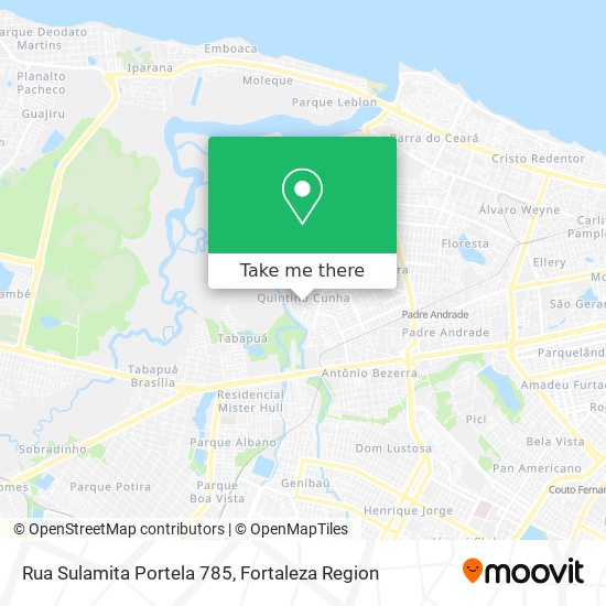Rua Sulamita Portela 785 map