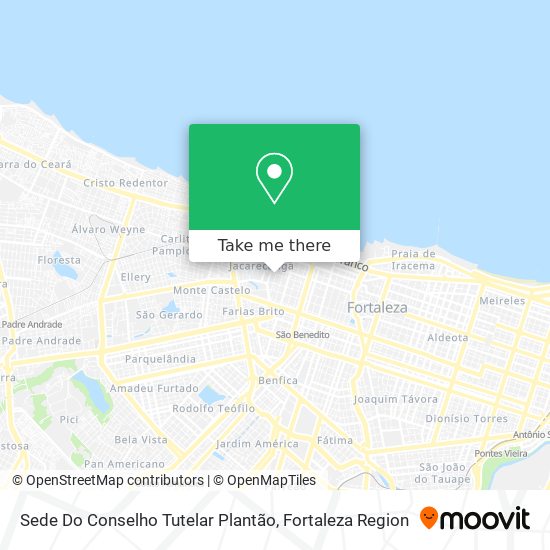 Sede Do Conselho Tutelar Plantão map