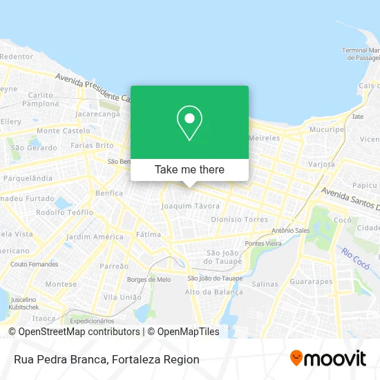 Rua Pedra Branca map