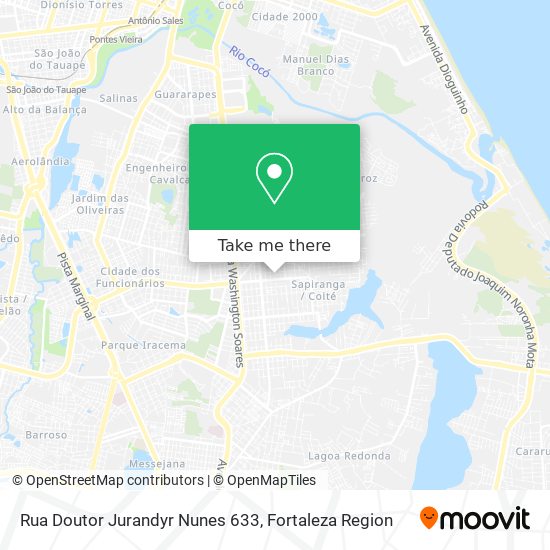 Rua Doutor Jurandyr Nunes 633 map