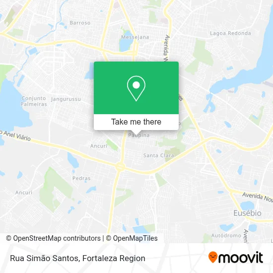Rua Simão Santos map