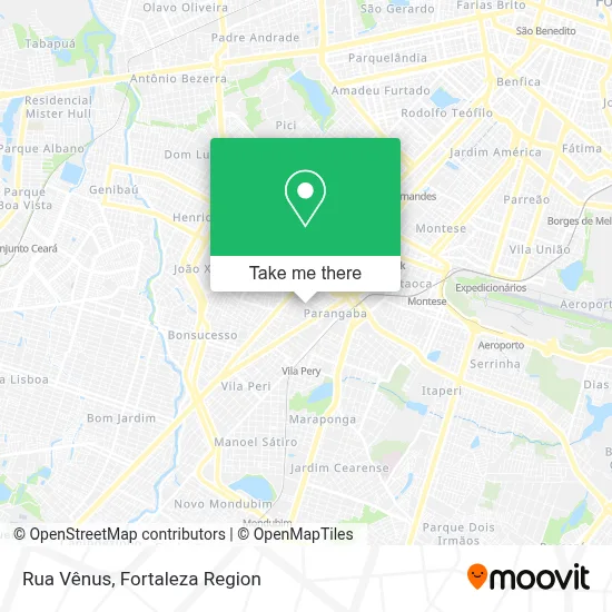 Rua Vênus map