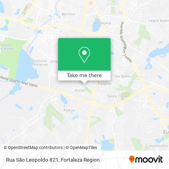 Rua São Leopoldo 821 map