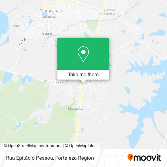 Rua Epitácio Pessoa map