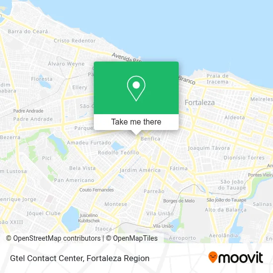 Gtel Contact Center map