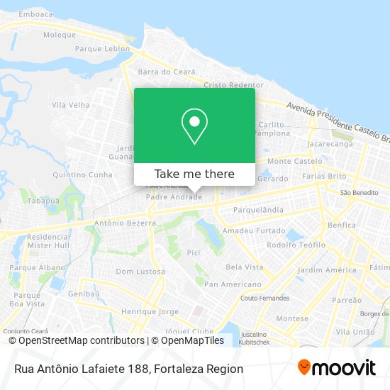Rua Antônio Lafaiete 188 map