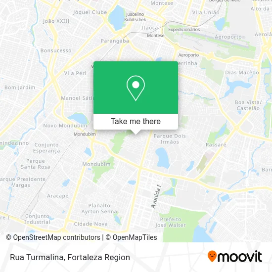 Rua Turmalina map