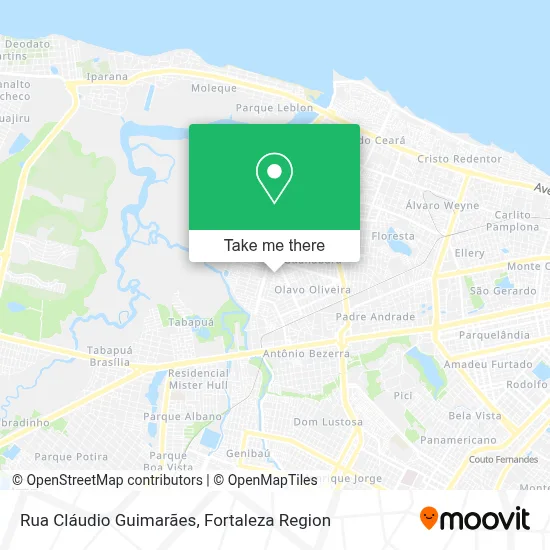 Rua Cláudio Guimarães map