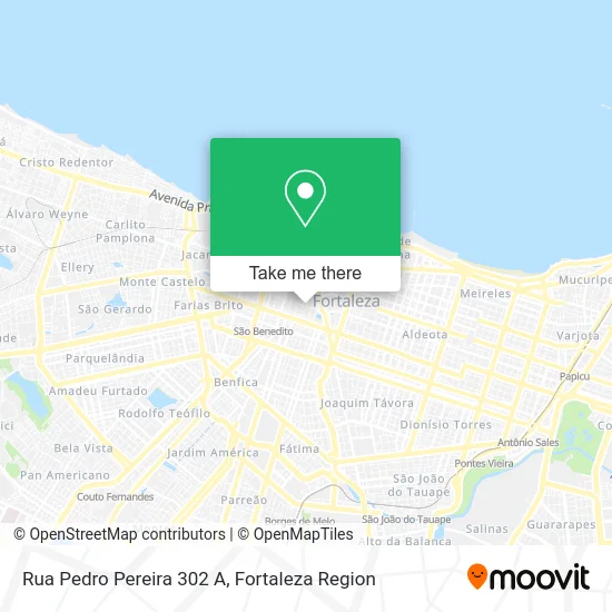 Rua Pedro Pereira 302 A map