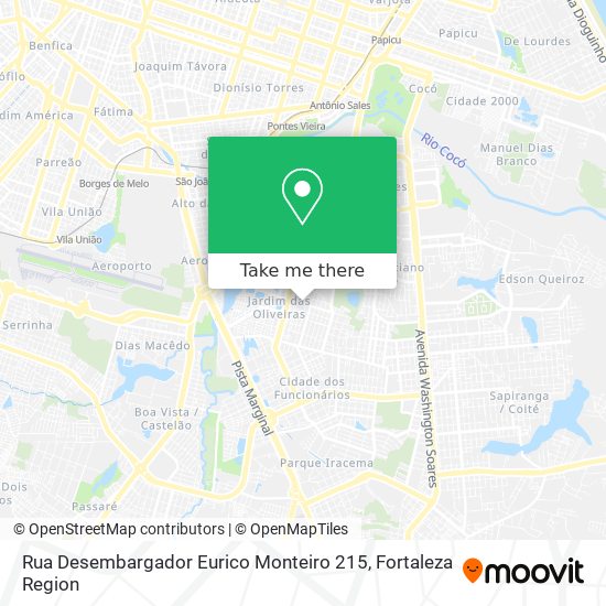 Rua Desembargador Eurico Monteiro 215 map