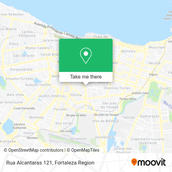 Rua Alcantaras 121 map