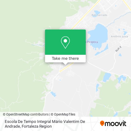 Escola De Tempo Integral Mário Valentim De Andrade map