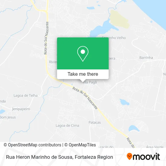 Rua Heron Marinho de Sousa map