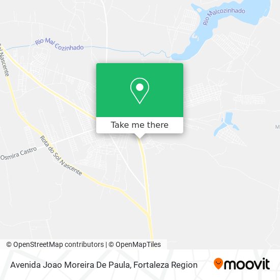 Avenida Joao Moreira De Paula map