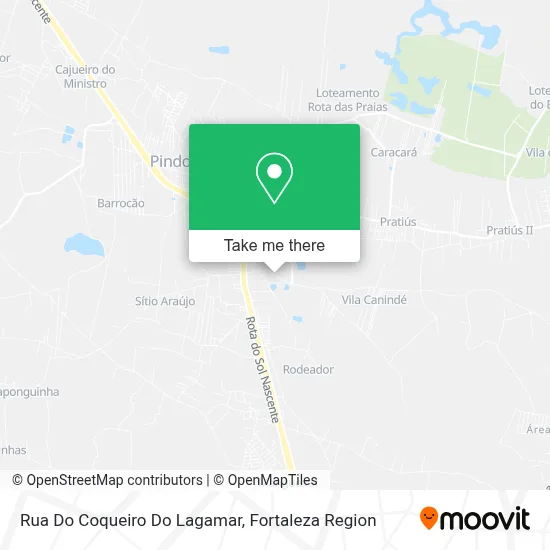 Rua Do Coqueiro Do Lagamar map