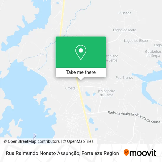 Rua Raimundo Nonato Assunção map