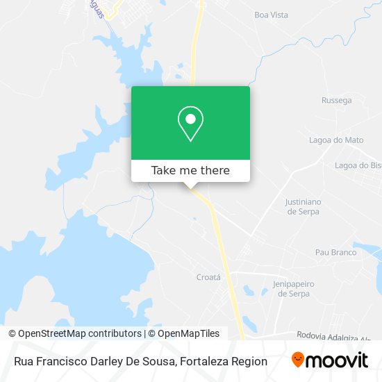 Mapa Rua Francisco Darley De Sousa