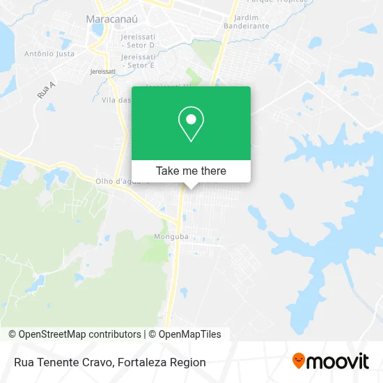 Rua Tenente Cravo map