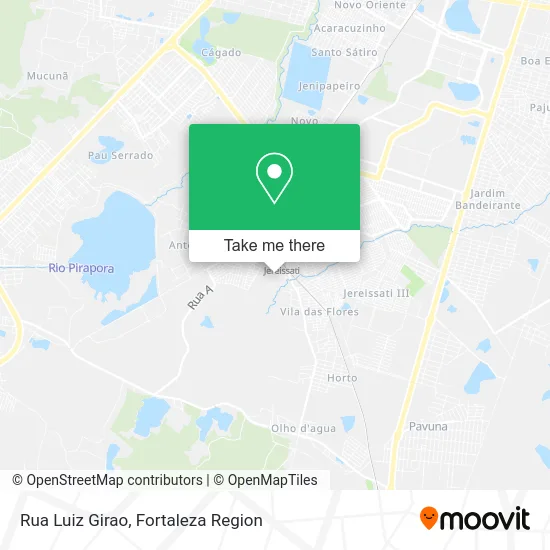 Rua Luiz Girao map