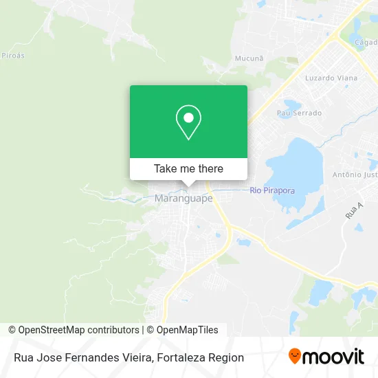 Rua Jose Fernandes Vieira map