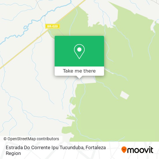 Estrada Do Corrente Ipu Tucunduba map