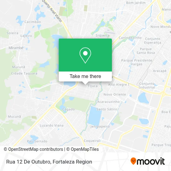 Rua 12 De Outubro map
