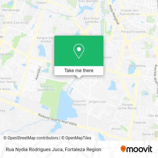 Rua Nydia Rodrigues Juca map