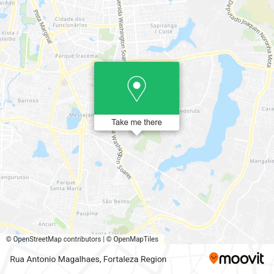 Rua Antonio Magalhaes map