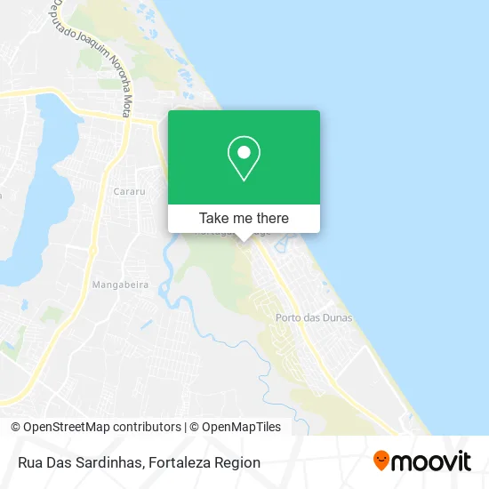 Rua Das Sardinhas map