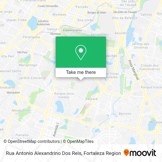 Rua Antonio Alexandrino Dos Reis map