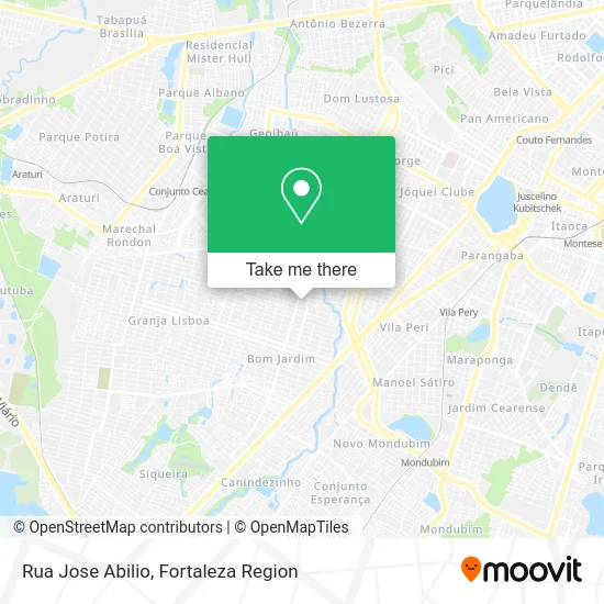 Rua Jose Abilio map