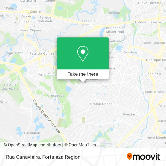 Rua Canavieira map