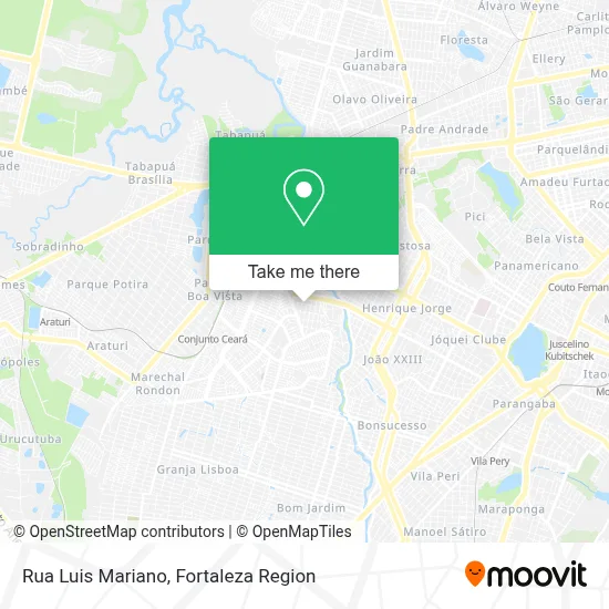 Rua Luis Mariano map