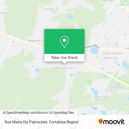 Rua Maria Do Patrocinio map
