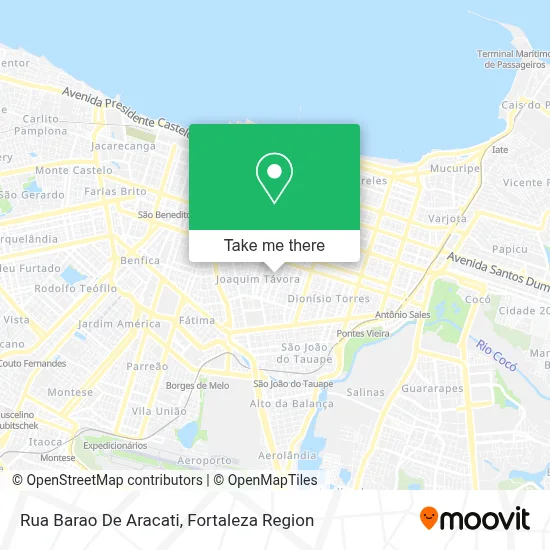 Rua Barao De Aracati map