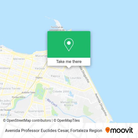 Avenida Professor Euclides Cesar map