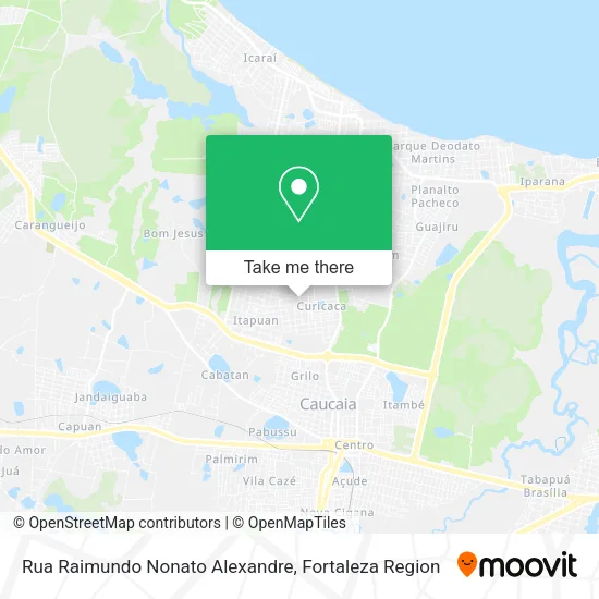 Rua Raimundo Nonato Alexandre map