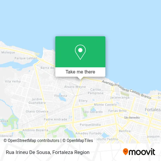 Rua Irineu De Sousa map