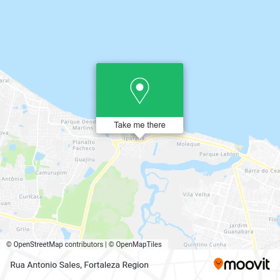 Rua Antonio Sales map
