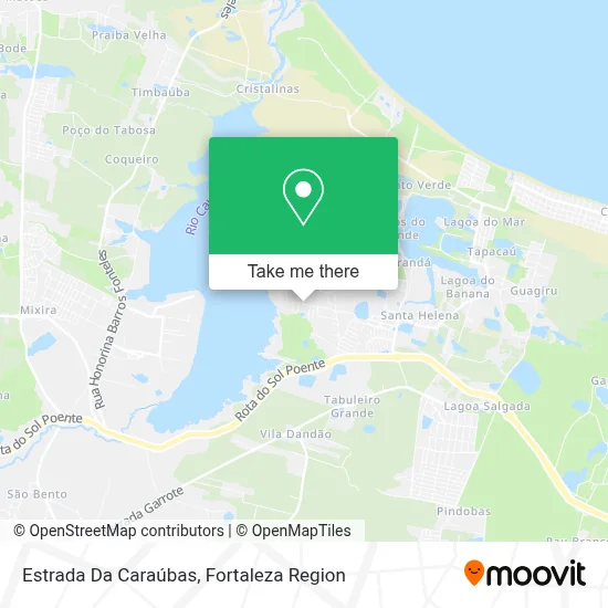 Estrada Da Caraúbas map